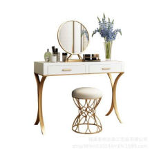 Nordic small apartment multifunctional makeup cabinet home bedroom iron dressing table mini dressing table